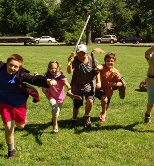 Sword Camp kids attack